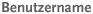 benutzername